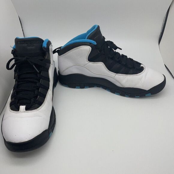 Jordan 10 Retro Powder Blue 2014 Size 11.5- Missing Insoles - Picture 7 of 8